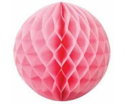 Classic Pink Honeycomb Ball 25 cm