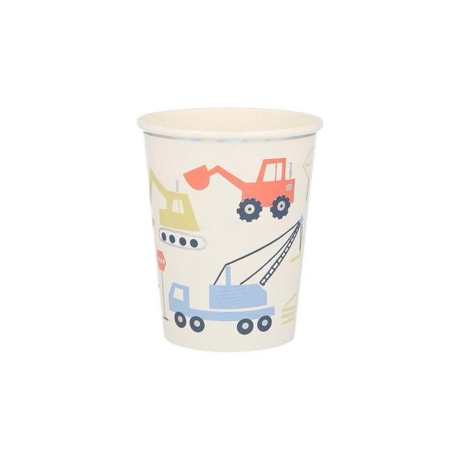 Meri Meri Construction Cups Pack of 8