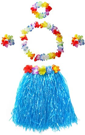 Hawaiian Hula Girl Womens Costume Set