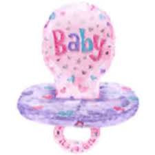 Pink Baby Supershape Balloon