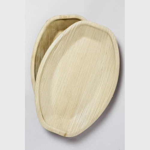 Palm Leaf Medium Platter 14x10 inch Pack of 2