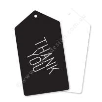 Illume Black Thank You Tags