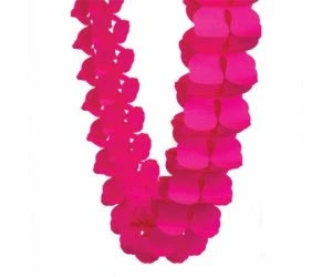Magenta Honeycomb Garland