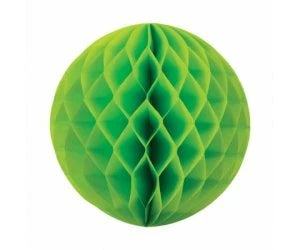 Lime Green Honeycomb Ball 25 cm