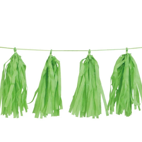 Lime Green Tassel Garland