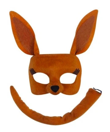 Kangaroo Deluxe Mask and Tail Set