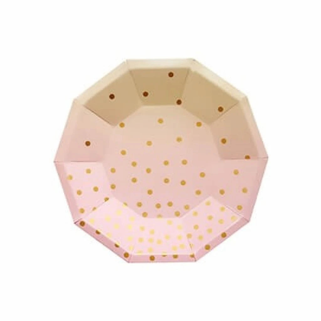 Illume Pink and Peach Dessert Plate Pack of 10