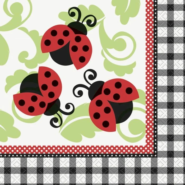 Lively Ladybugs Napkins