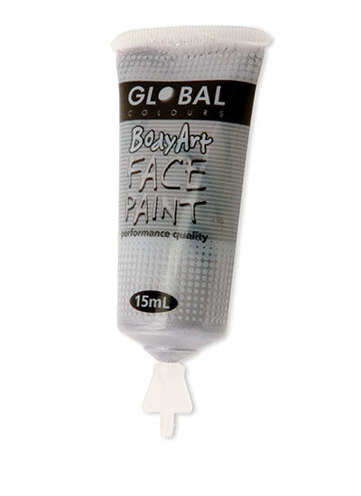 Metallic Silver Face Paint 15ml