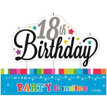 Large 18th Birthday Candle