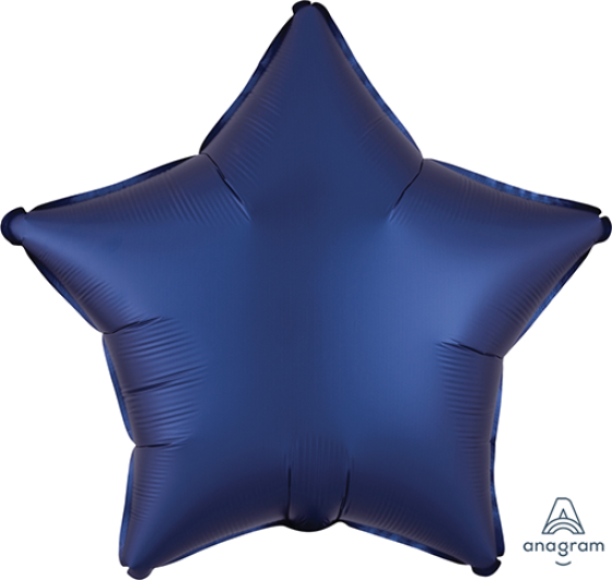 Satin Luxe Navy 19" Star Foil Balloon