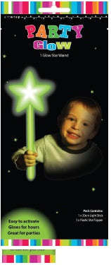 Glow Star Wand 1pk Pink