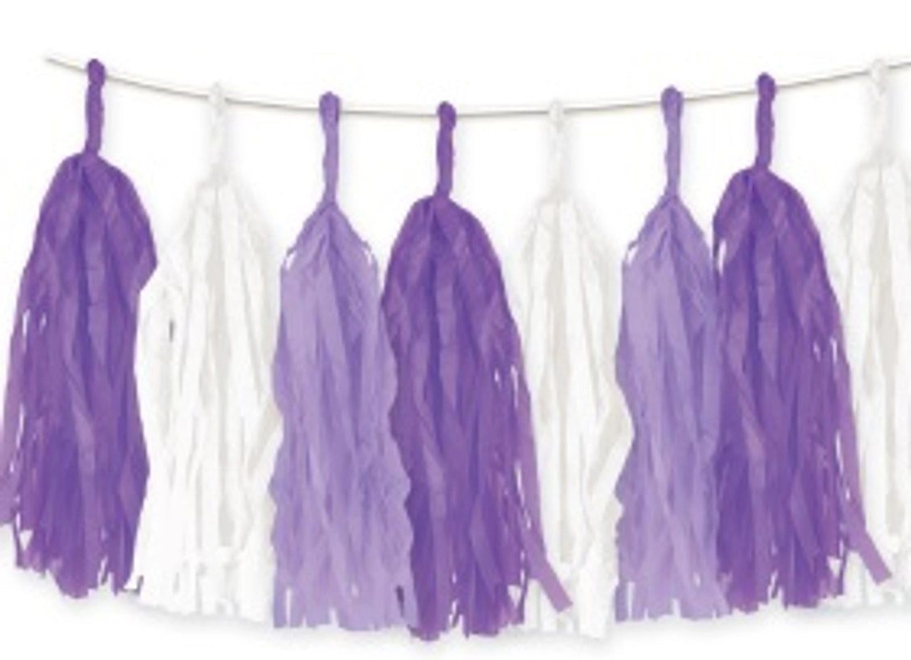 Purple Tassel Garland DIY Pack