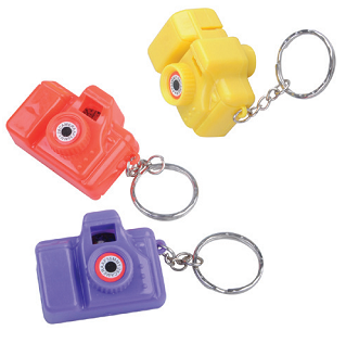 Camera Keyring Party Favours Pack of 3