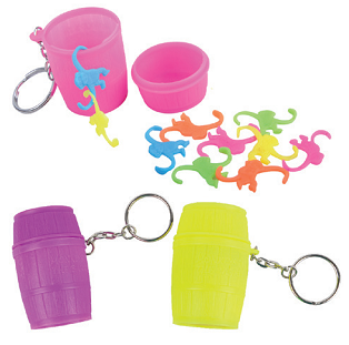 Barrel of Monkeys Party Favours Pack of 3