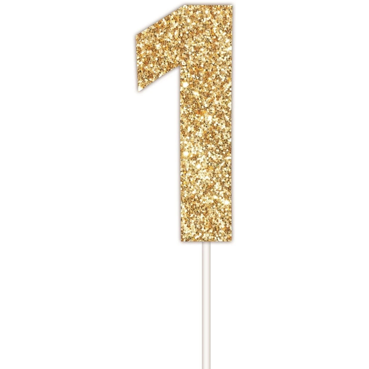 Number 1 Gold Cake Topper