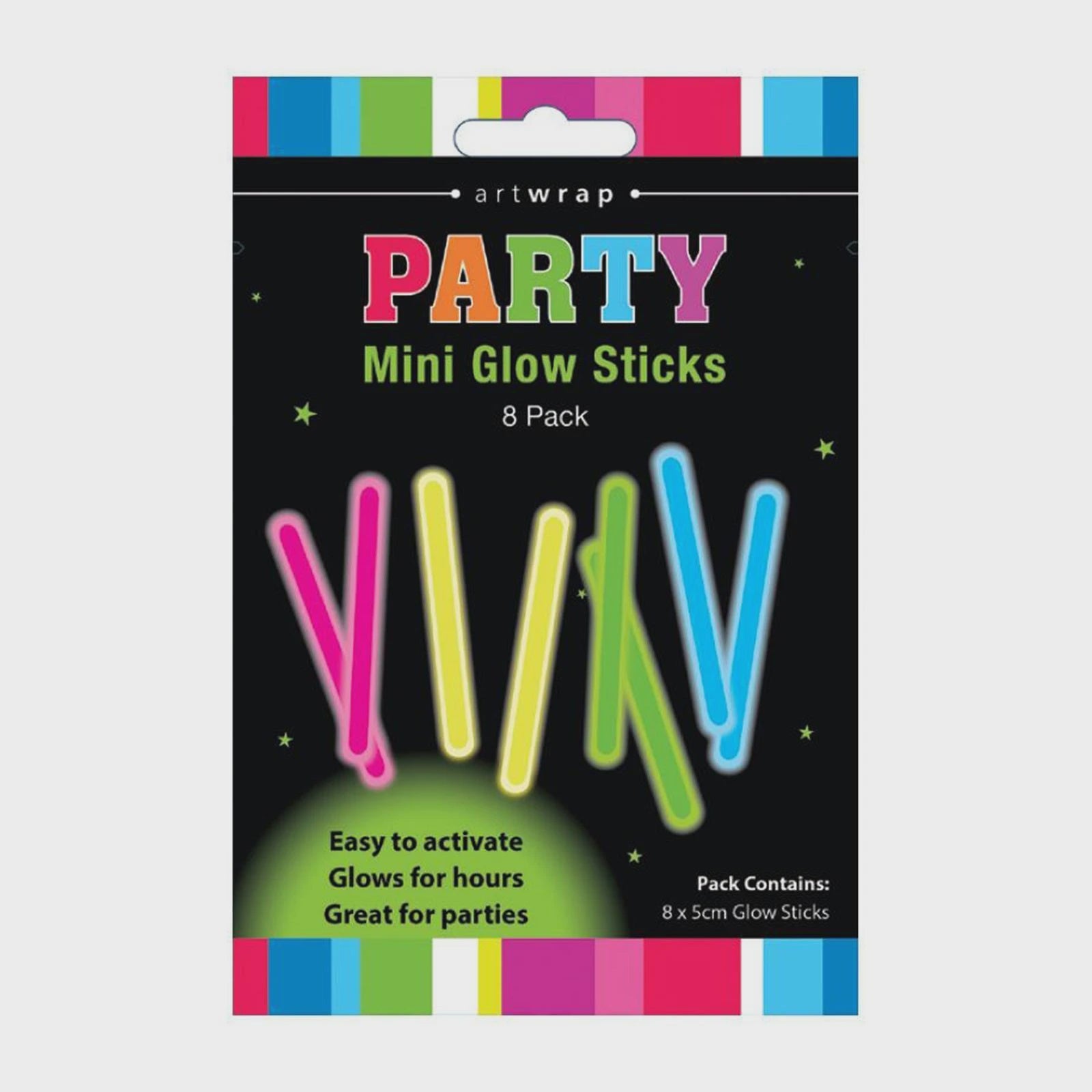 Mini Glow Sticks 8 Pk