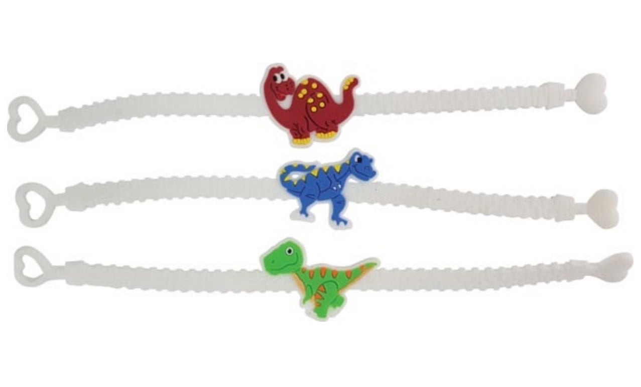 Dino Bracelet Party Favours 3 Pack