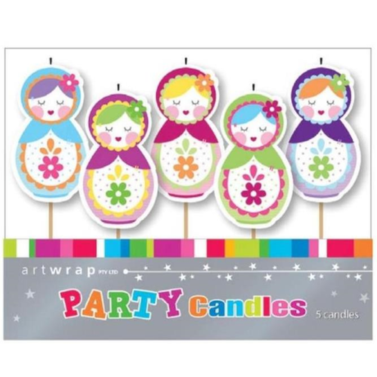 Babushka Candles Five Pack