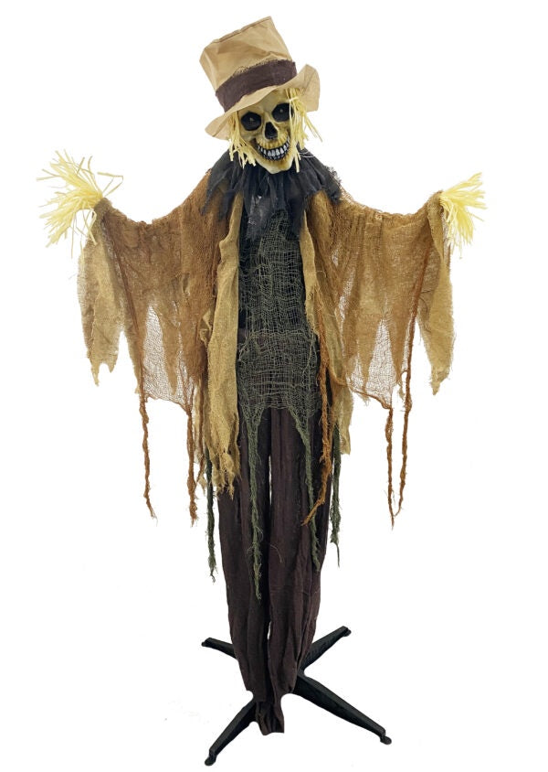 Animated Standing Scarecrow Halloween Prop
