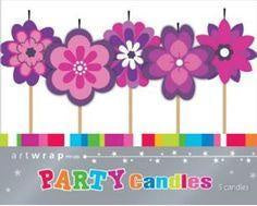 Flower Candles Pack of Five