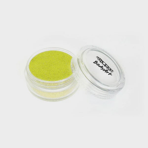 Cosmetic BodyArt Glitter Neon Yellow