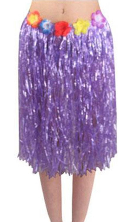 Purple Ladies Hula Skirt