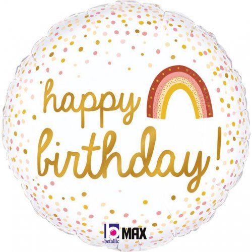 Boho Birthday Foil Balloon