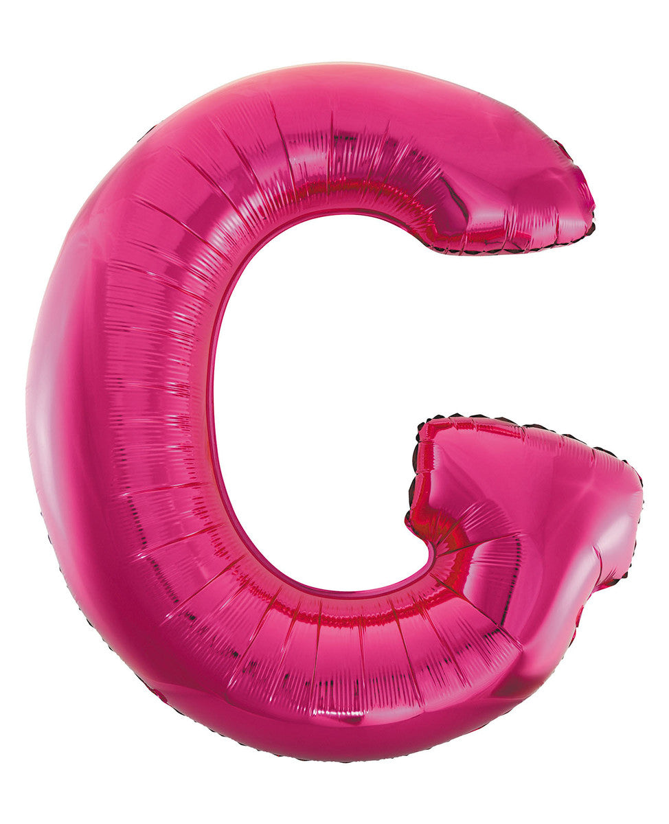 Hot Pink Letter G Megaloon