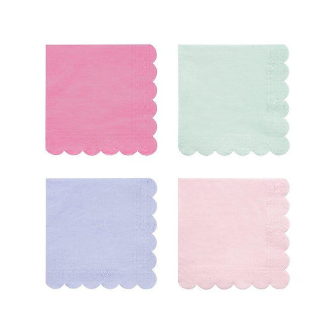 Meri Meri Simply Eco Multi Colour Large Napkins (Set of 20)