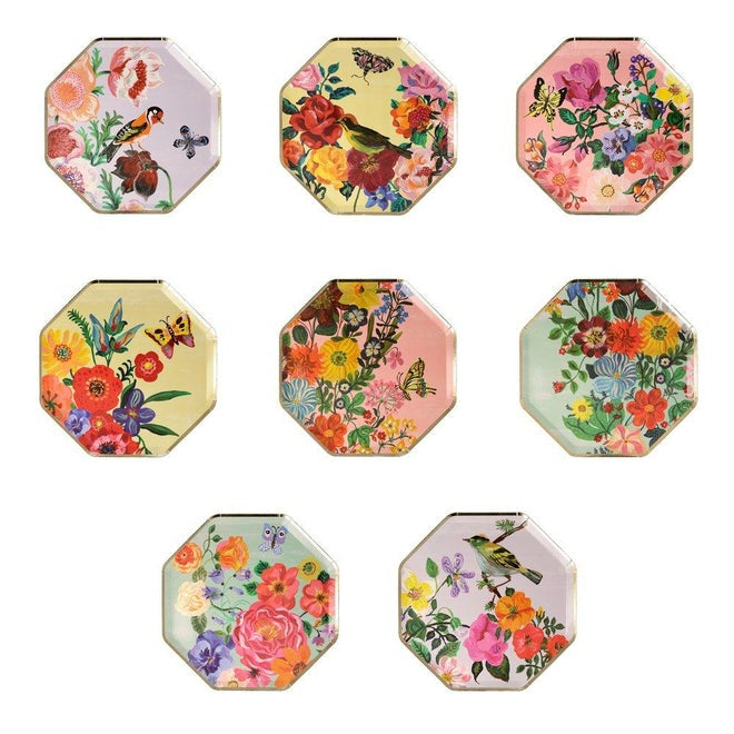 Meri Meri Nathalie Lete Flora Side Plates (Set of 8)