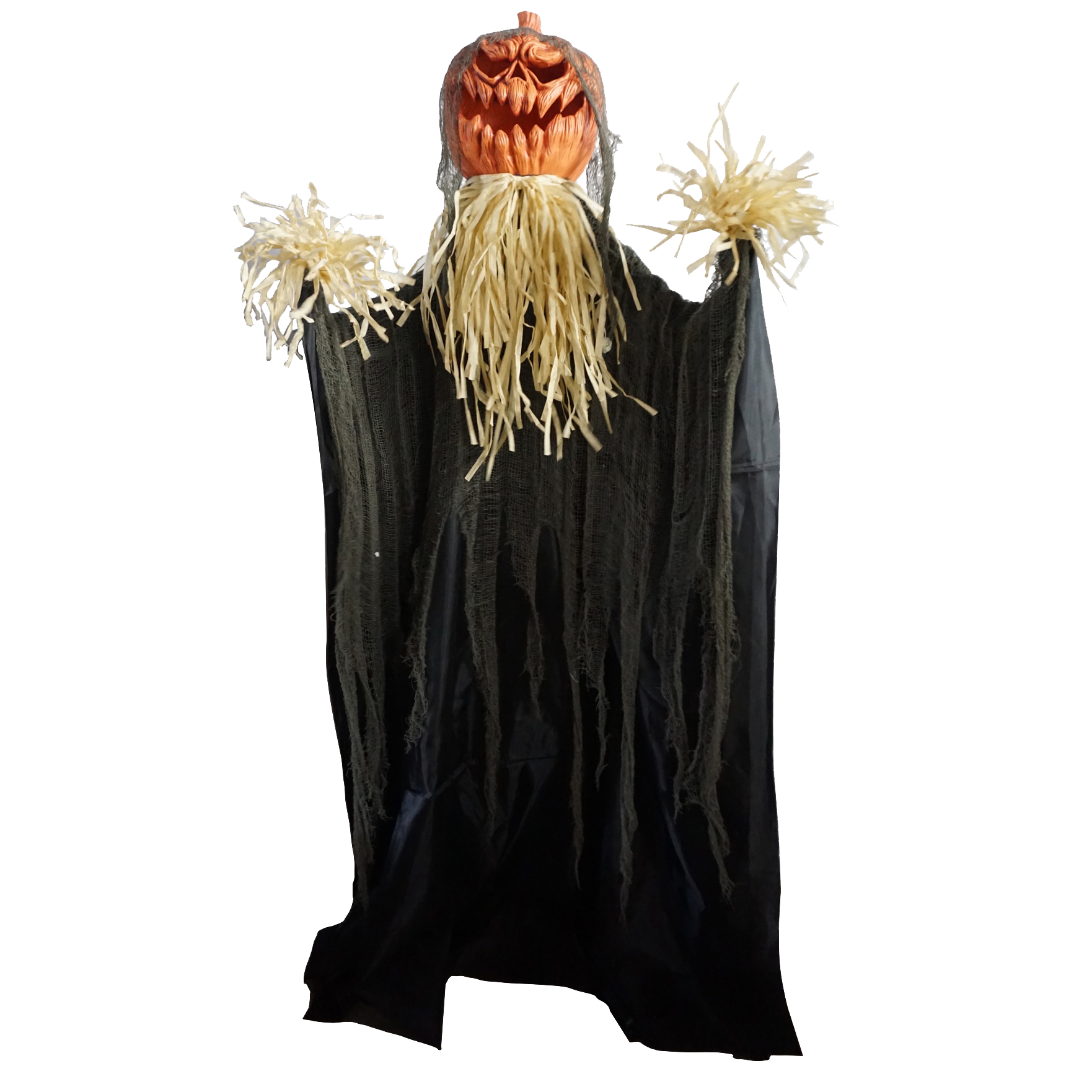 Pumpkin Scarecrow Animated Halloween Prop