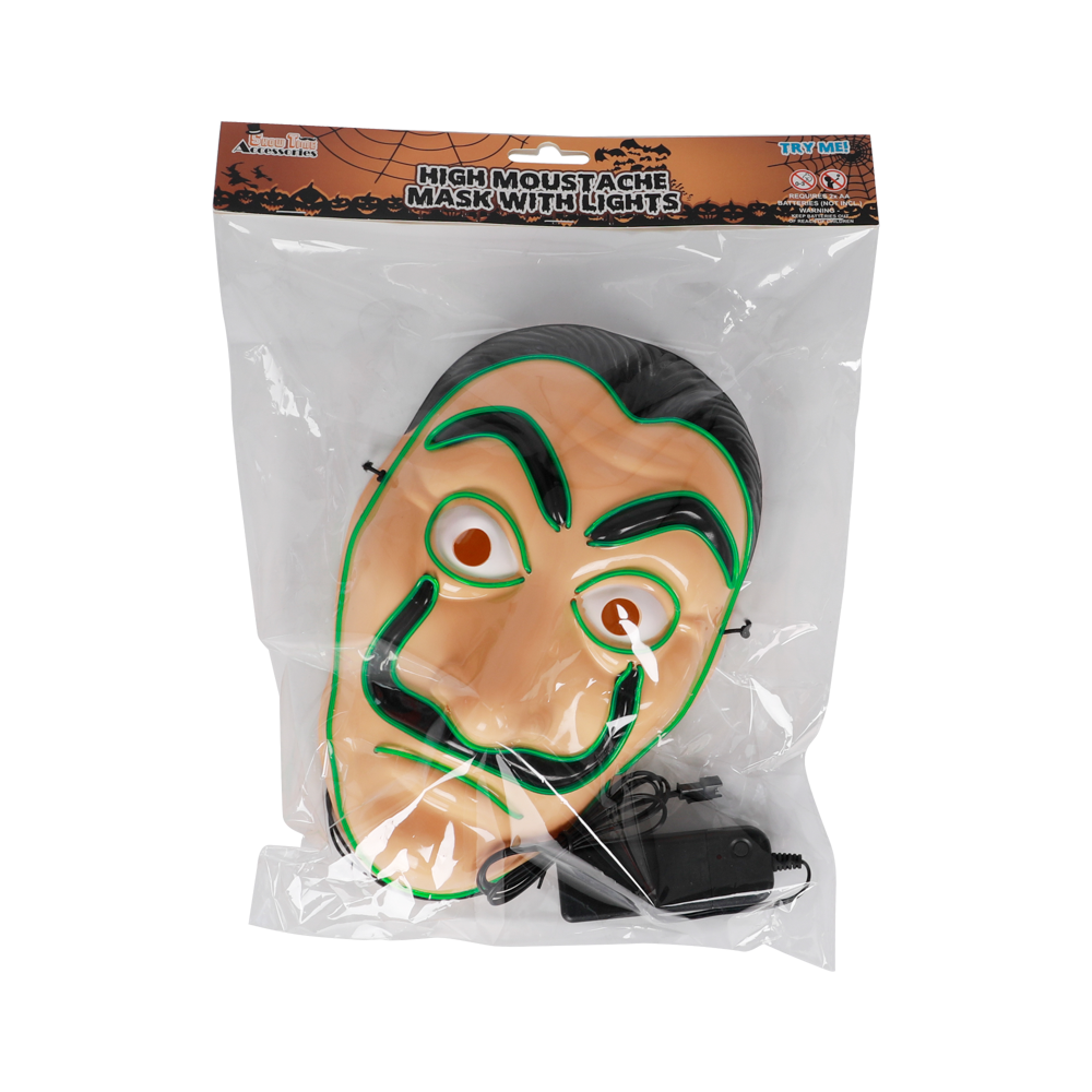 The Heist LED Light Up Mask