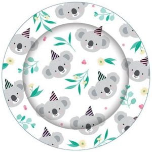 Koala Party Plates 8 Pack