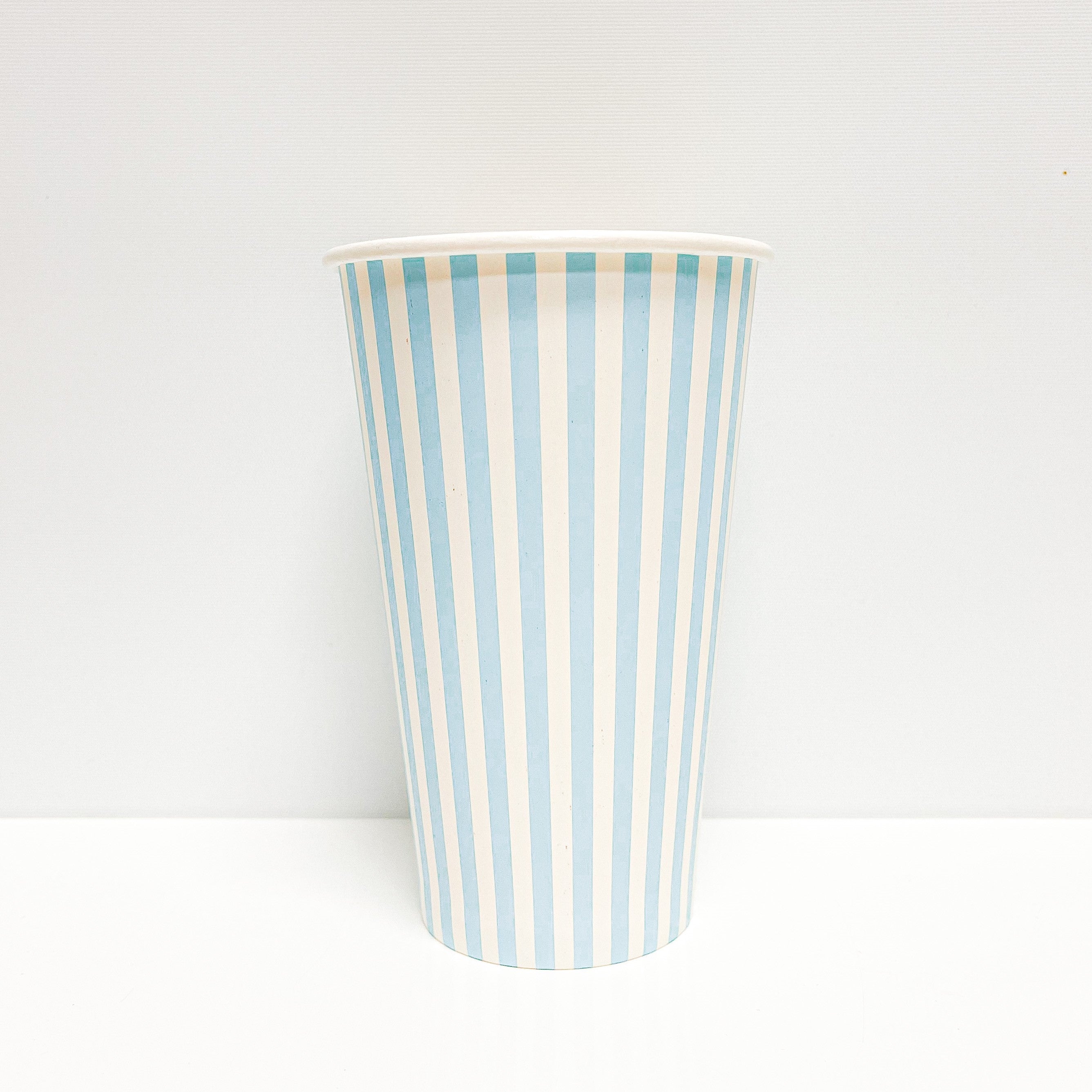 Soft Blue Milk Shake Cups