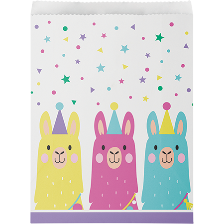 Llama Party Paper Loot Bags