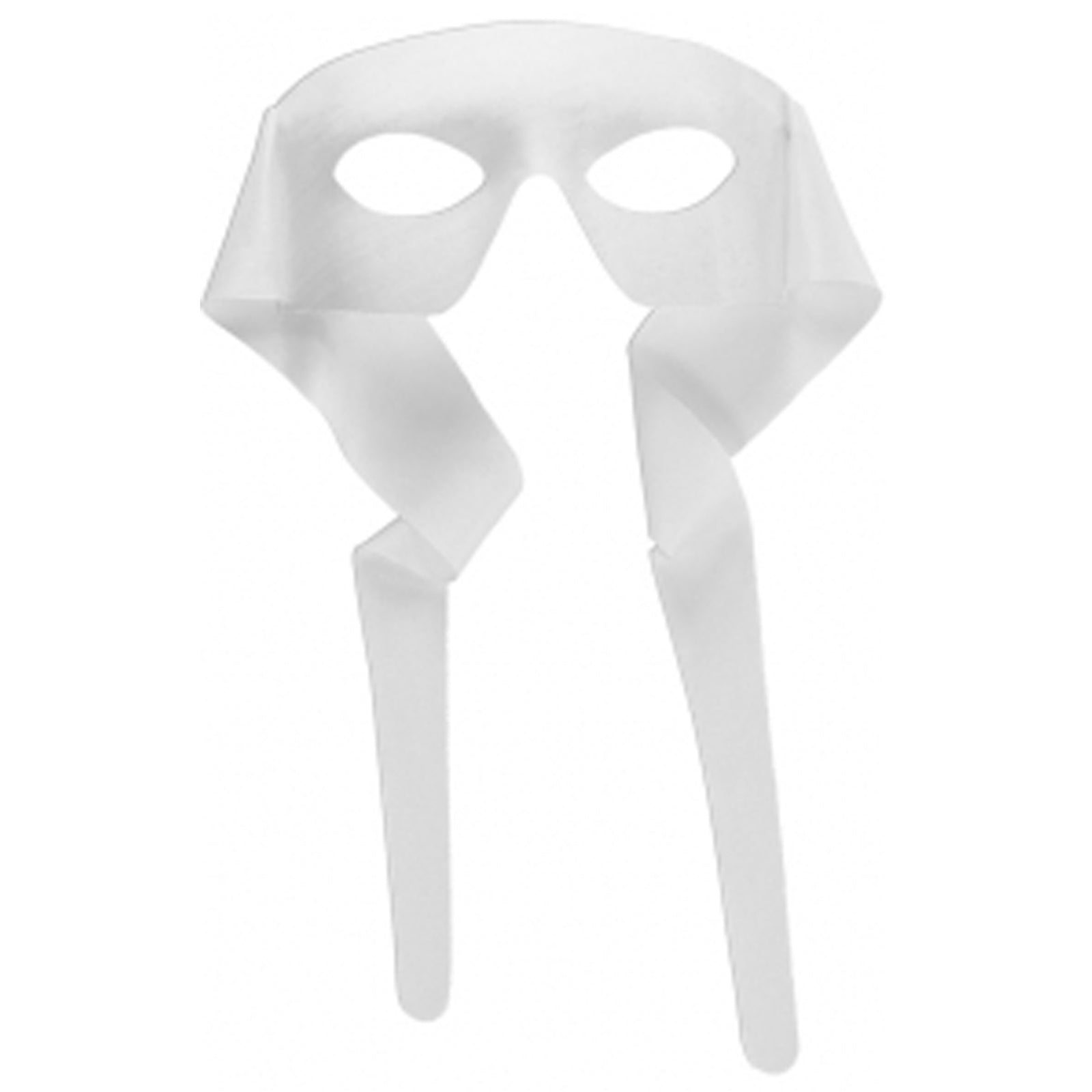 White Mask with Ties