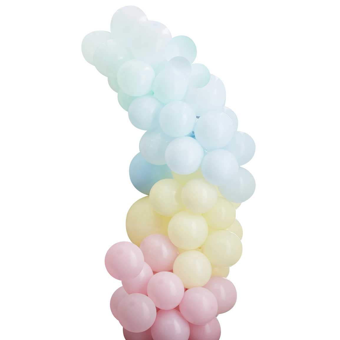 Ginger Ray Mixed Pastels Balloon Garland Kit Pack of 75