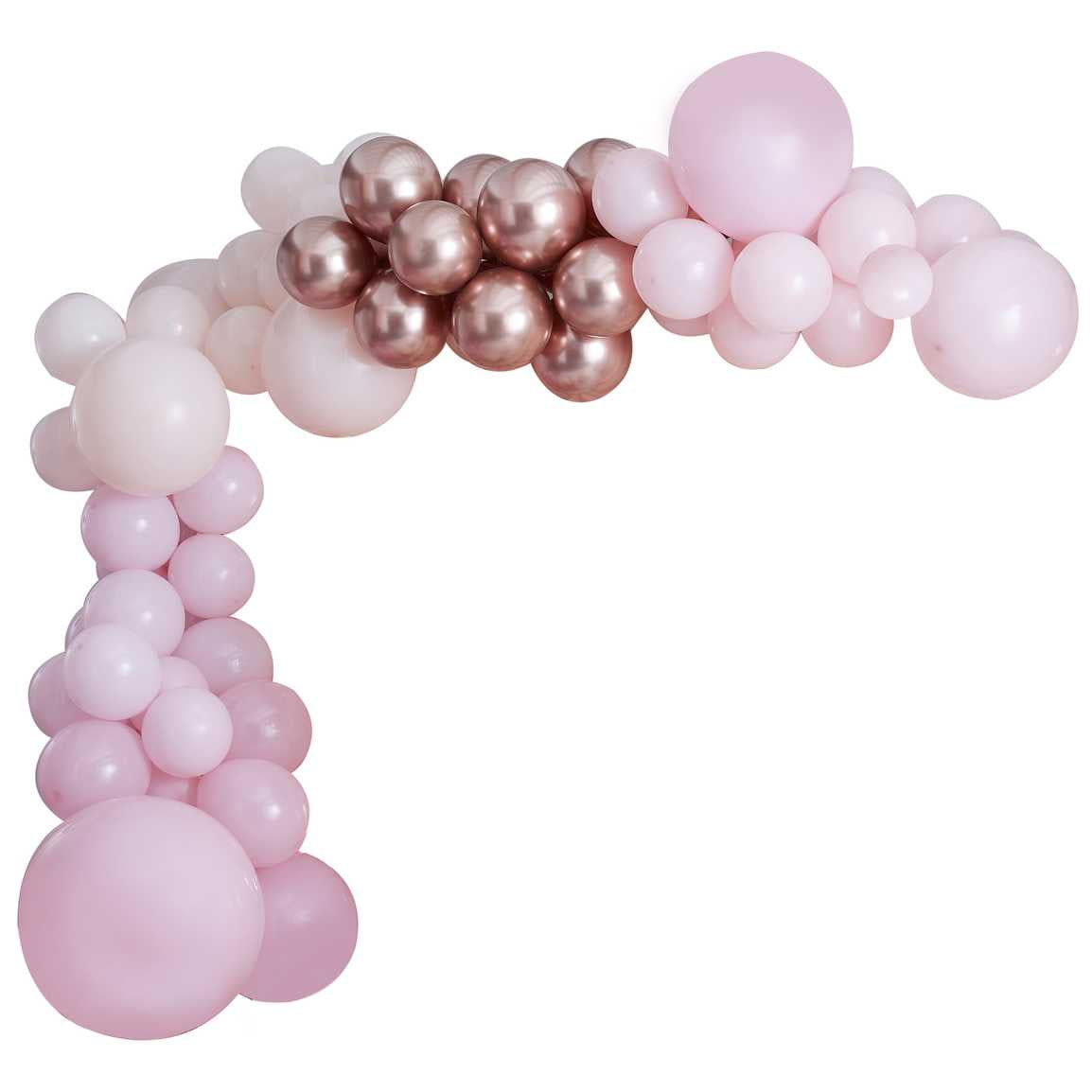 Ginger Ray Pink and Rose Gold Balloon Garland Kit Pack of 200