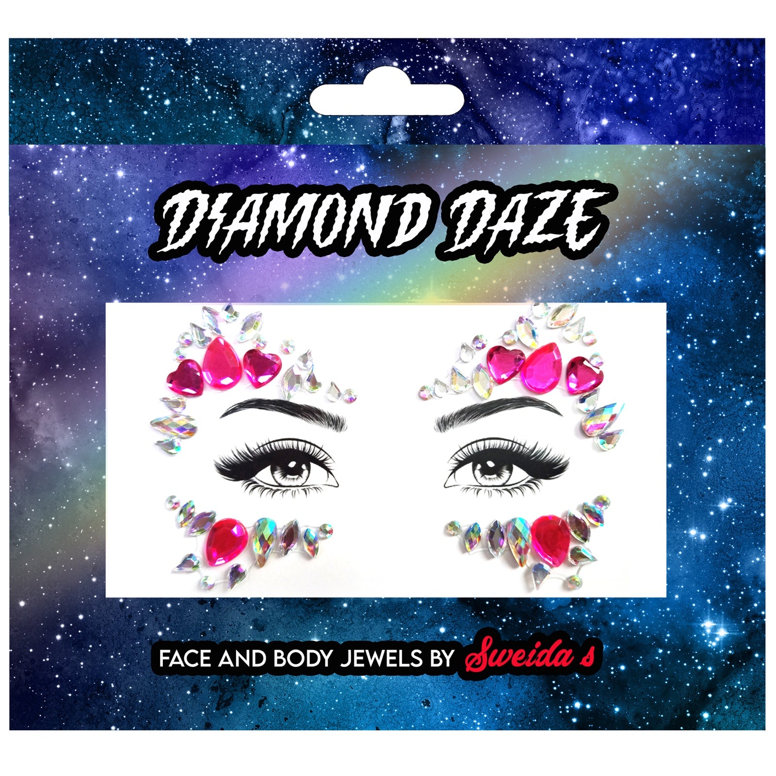 Face Jewels - Queen of Hearts