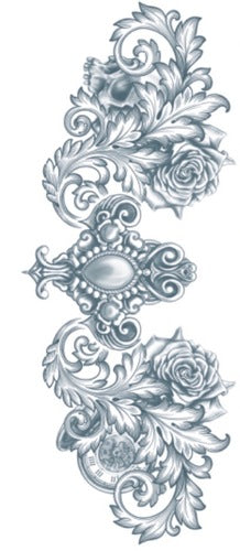 Posh Temporary Tattoo - Neck Tattoo