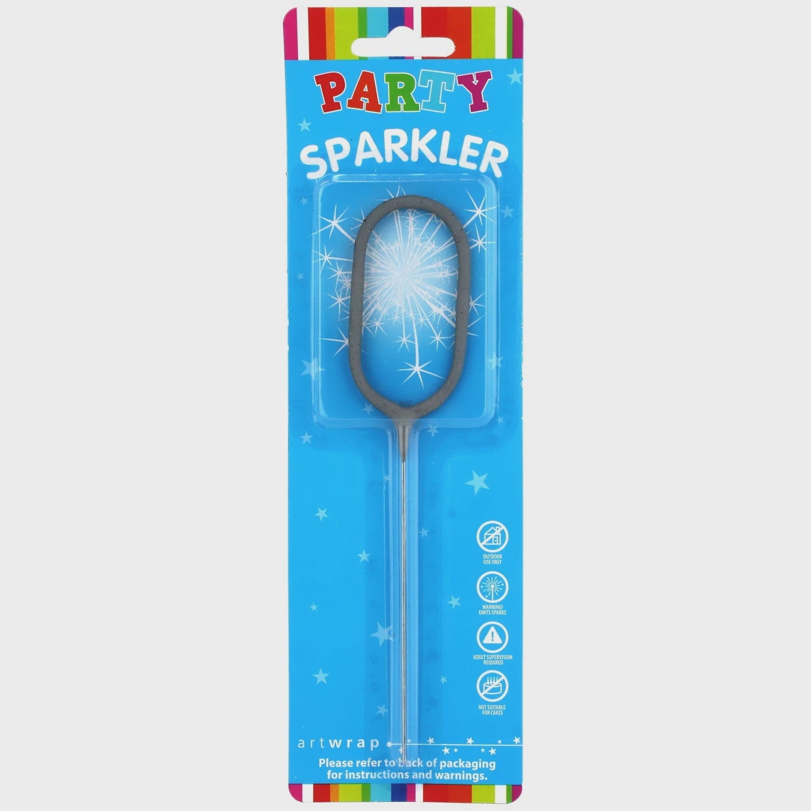 Number 0 Sparkler