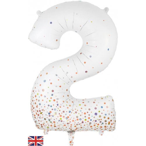 Sparkling Fizz Number 2 Supershape Foil Balloon