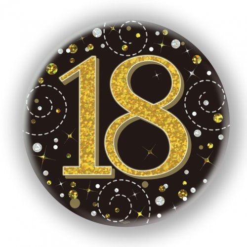 Badge Sparkling Fizz 18 Black/Gold