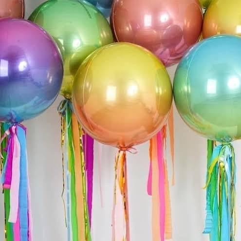 Yellow & Orange Ombre Orbz Balloon