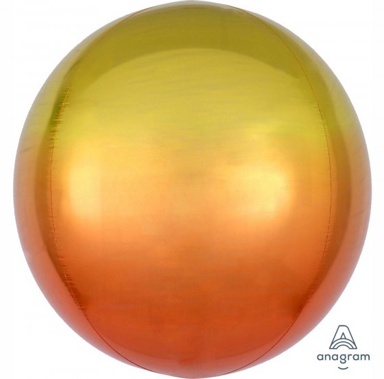 Yellow & Orange Ombre Orbz Balloon