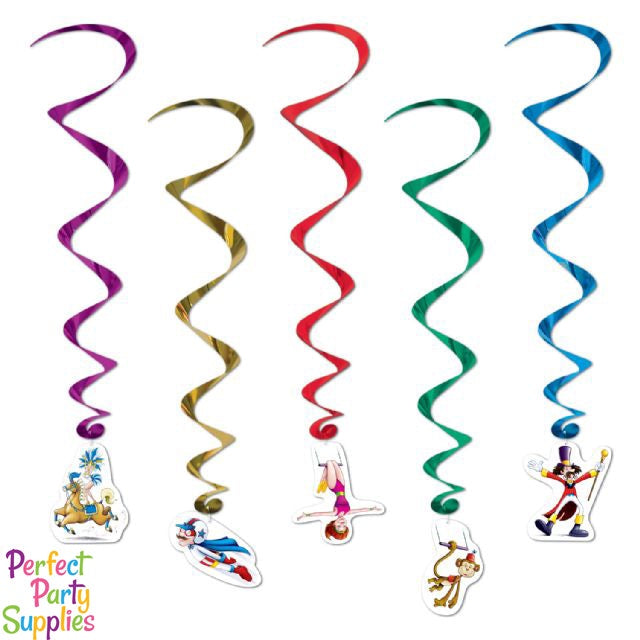 Circus Whirls Hanging Decor