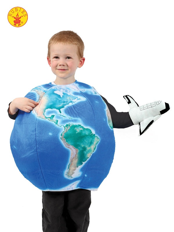 Earth In Space Globe Kids Costume