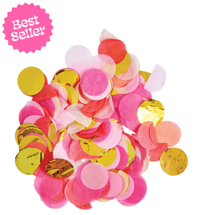 Pink Shimmer Jumbo Confetti