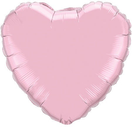 Pearl Pink Plain Heart Foil